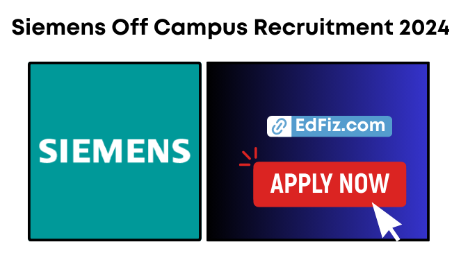 Siemens Off Campus Recruitment 2024