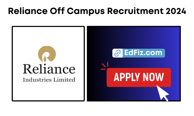 Reliance Off Campus Recruitment 2024