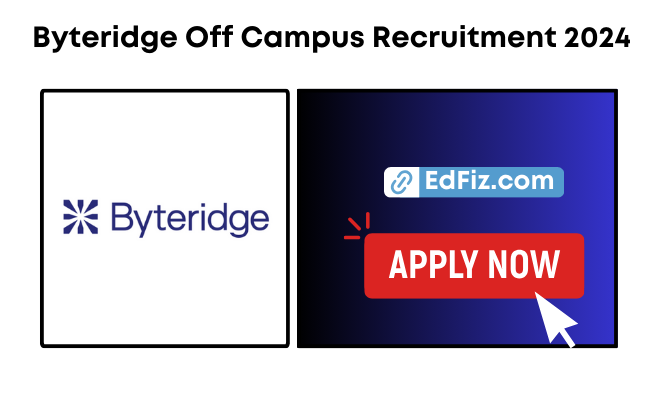 Byteridge Off Campus Recruitment 2024